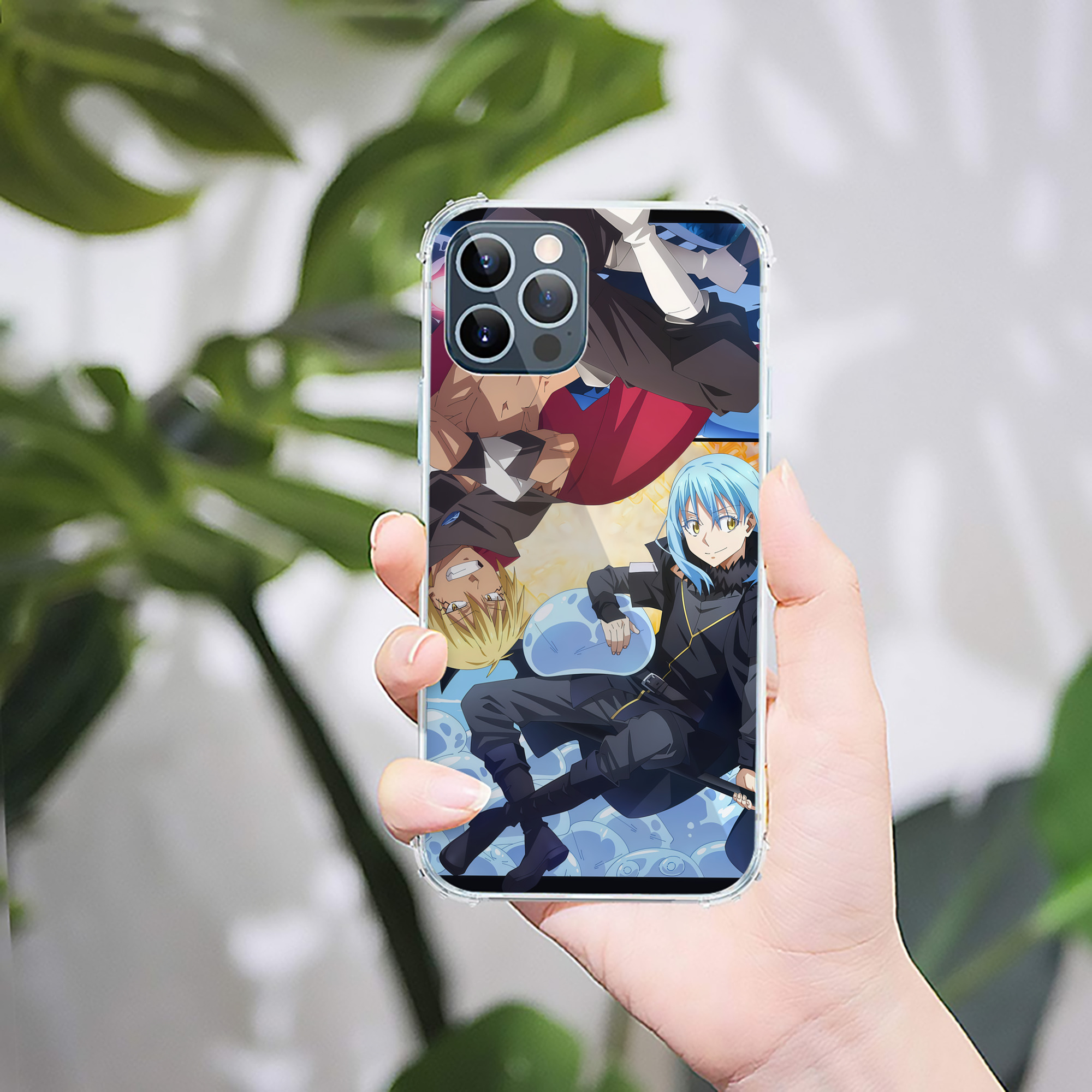 （画像用） 転スラ Regarding Reincarnated to Slime 【iPhone 12シリーズ対応】透明スマホケース（クリアソフトケース）
